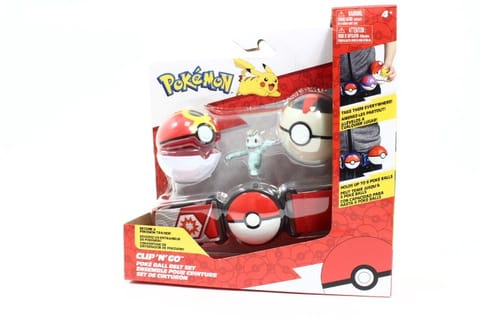 ⁨Pok mon: Clip 'N' Go Pok ball Premium + Machop belt⁩ at Wasserman.eu