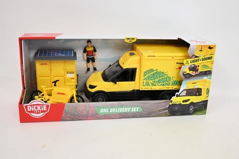 ⁨Dickie City zestaw z pojazdem DHL 25cm 374-7020⁩ w sklepie Wasserman.eu