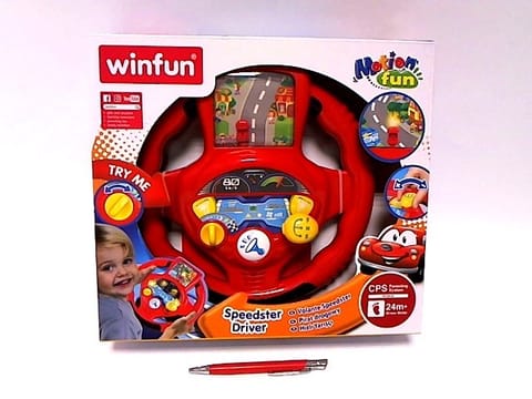 ⁨Winfun Steering Wheel Red Master Steering Wheel⁩ at Wasserman.eu