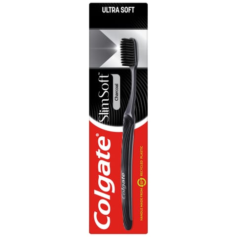 ⁨COLGATE Szczoteczka do zębów Slim Soft Charcoal - ultra soft⁩ w sklepie Wasserman.eu