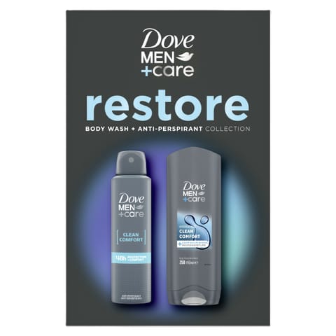 ⁨DOVE Men Care Zestaw prezentowy męski deo spray + żel⁩ w sklepie Wasserman.eu