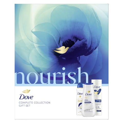 ⁨DOVE Zestaw prezentowy damski Deeply Nourishing żel + deo spray⁩ w sklepie Wasserman.eu