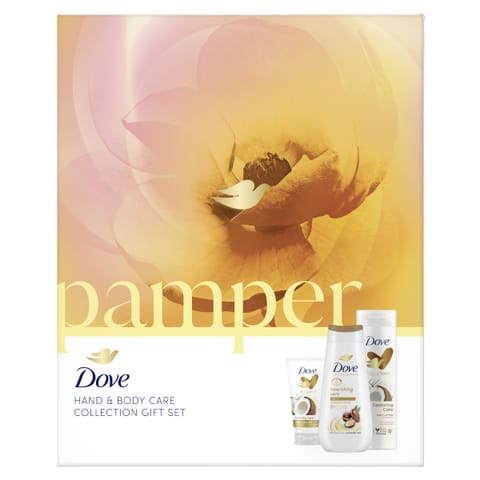 ⁨DOVE Zestaw prezentowy damski Nourishing Care żel + balsam⁩ w sklepie Wasserman.eu