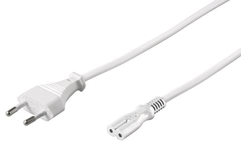 ⁨MicroConnect Power Cord Notebook 0.5m White⁩ w sklepie Wasserman.eu