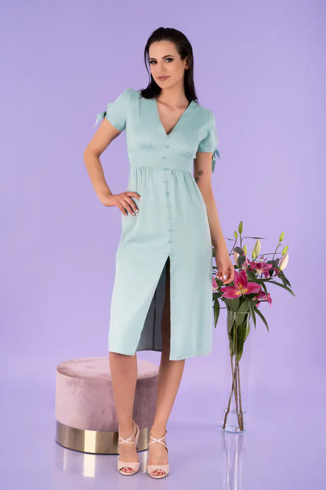 ⁨Birgia Mint D145 dress (Celadon color, Size S (36))⁩ at Wasserman.eu