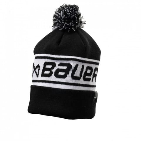 ⁨Czapka zimowa Bauer Team Ribbed Pom SR (kolor Czarny)⁩ w sklepie Wasserman.eu