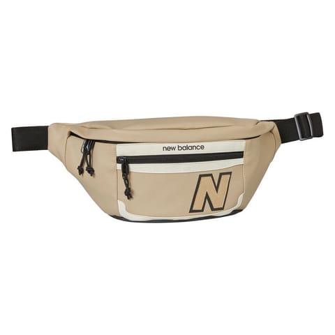 ⁨Saszetka, nerka New Balance Legacy Waistbag (kolor Beżowy/Kremowy, rozmiar uniwersalny)⁩ w sklepie Wasserman.eu