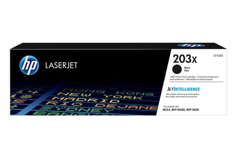 Laser Toner cartridge HP 203X Black CF540X at Wasserman.eu