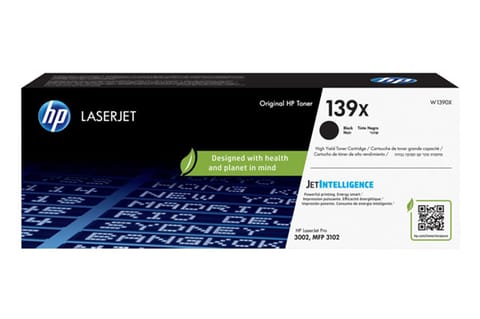 ⁨HP 139X - Hojtydende - sort - original⁩ at Wasserman.eu