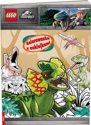 ⁨LEGO(R) Jurassic World. Kolorowanka z naklejkami⁩ w sklepie Wasserman.eu