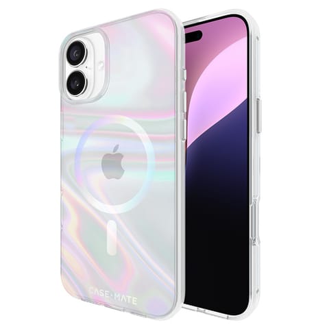 ⁨Case-Mate Soap Bubble MagSafe - Etui iPhone 16 Plus (Iridescent)⁩ w sklepie Wasserman.eu