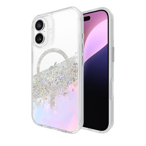 ⁨Case-Mate Karat MagSafe - Etui iPhone 16 (Holographic Soap Bubble)⁩ w sklepie Wasserman.eu