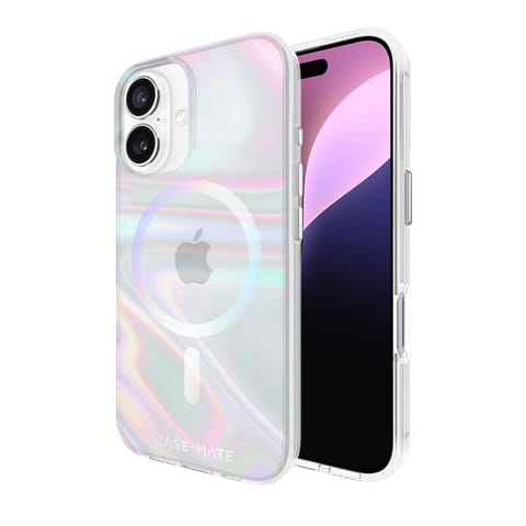 ⁨Case-Mate Soap Bubble MagSafe - Etui iPhone 16 (Iridescent)⁩ w sklepie Wasserman.eu