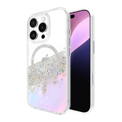 ⁨Case-Mate Karat MagSafe - Etui iPhone 16 Pro (Holographic Soap Bubble)⁩ w sklepie Wasserman.eu