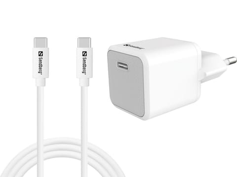 ⁨Sandberg USB-C AC Charger +USB-C<gt/>C⁩ w sklepie Wasserman.eu