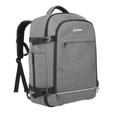 ⁨Plecak MANHATTAN 440370 (maks.17.3"/Szary)⁩ w sklepie Wasserman.eu