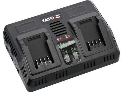 ⁨YATO ŁADOWARKA PODWÓJNA 18V 2.2A⁩ w sklepie Wasserman.eu