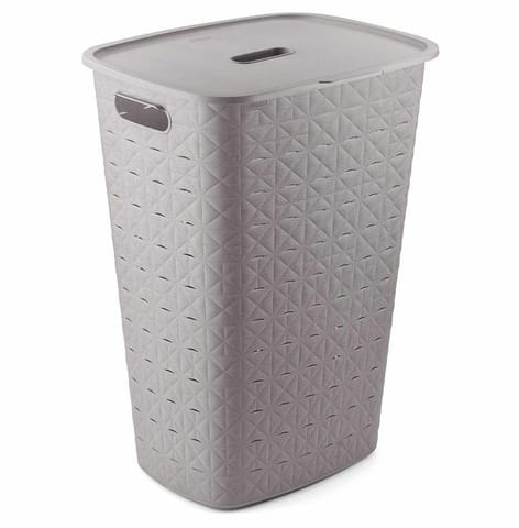 ⁨CURVER LAUNDRY BASKET BEIGE SOFTEX 56L⁩ at Wasserman.eu