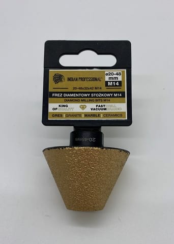 ⁨DIAMOND TAPER CUTTER M14 20-48mm /INDIAN PROFESSIONAL⁩ at Wasserman.eu