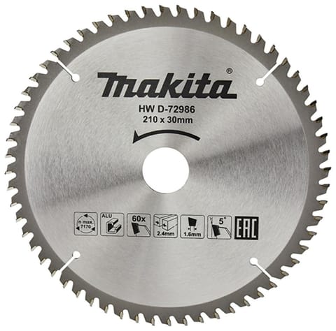 ⁨MAKITA PIŁA TARCZOWA DO ALUMINIUM 210x30x60z ECONOMY⁩ w sklepie Wasserman.eu