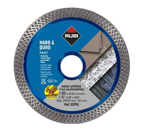 ⁨RUBI DIAMOND BLADE TVA 85mm SUPERPRO MINI VIPER⁩ at Wasserman.eu