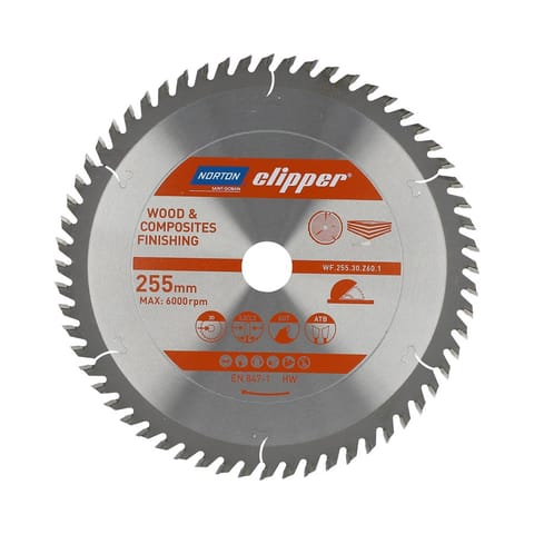 ⁨NORTON PIŁA TARCZOWA 250mm x 30mm x 60z DREWNO I KOMPOZYTY ATB (3,2 / 2,2)⁩ w sklepie Wasserman.eu
