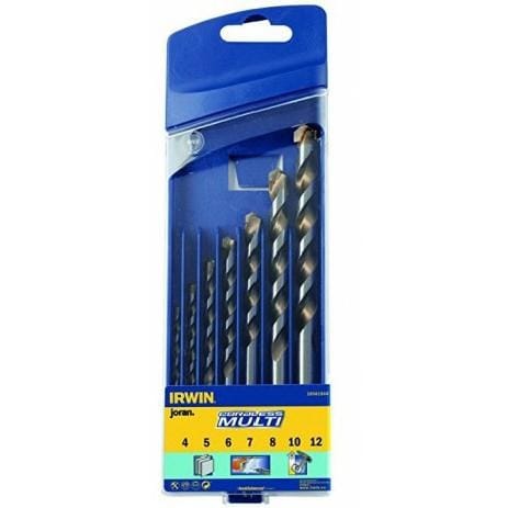 ⁨IRWIN CORDLESS MULTI UNIVERSAL DRILL BIT SET 7pcs. 4, 5, 6, 7, 8, 10, 12 mm⁩ at Wasserman.eu