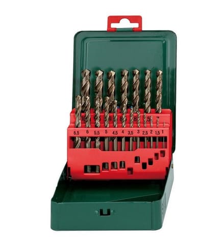ZESTAW WIERTEŁ DO METALU HSS-CO 19elem. 1 - 10mm w sklepie Wasserman.eu