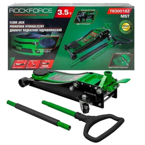 ⁨ROCKFORCE DŹWIGNIK "ŻABA" 3,5T 80-495mm /NISKI PROFIL⁩ w sklepie Wasserman.eu