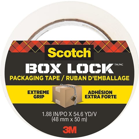 ⁨Taśma pakowa Scotch Box Lock 48mm/50m transparentna⁩ w sklepie Wasserman.eu