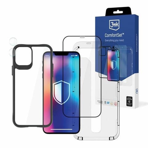 ⁨3MK Comfort Set 4in1 iPhone 11 / Xr 6.1"Zestaw akcesoriów ochronnych 4w1⁩ w sklepie Wasserman.eu