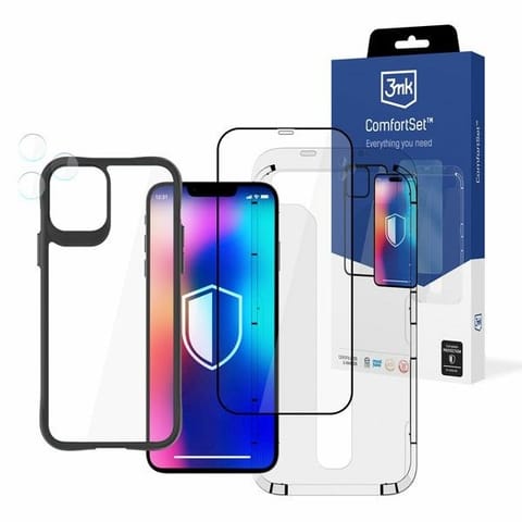 ⁨3MK Comfort Set 4in1 iPhone 12 Pro Max6.7"  Zestaw akcesoriów ochronnych 4w1⁩ w sklepie Wasserman.eu