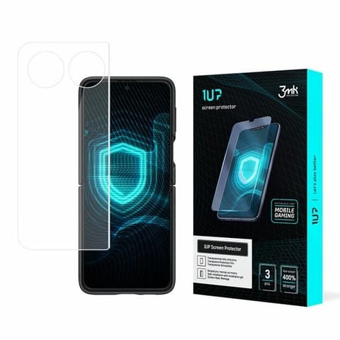⁨3MK Folia 1UP Samsung Galaxy Z Flip 3 5GFolia Gaming 3szt Front⁩ w sklepie Wasserman.eu