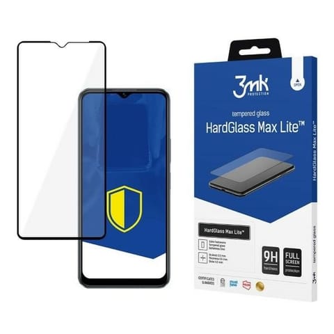 ⁨3MK HG Max Lite Vivo Y16 / Y22s black/black Fullscreen Glass⁩ at Wasserman.eu