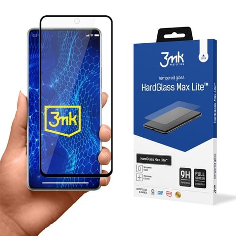 ⁨3MK HG Max Lite Xiaomi 12 Pro Black black/black⁩ at Wasserman.eu