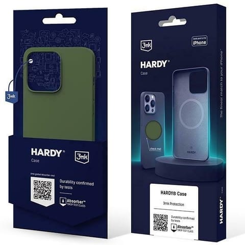 ⁨3MK Hardy Case iPhone 15 / 14 / 13 6.1" zielony/alpine green MagSafe⁩ w sklepie Wasserman.eu