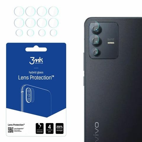 ⁨3MK Lens Protect Vivo V23 5G Camera Lens Protection 4pcs⁩ at Wasserman.eu