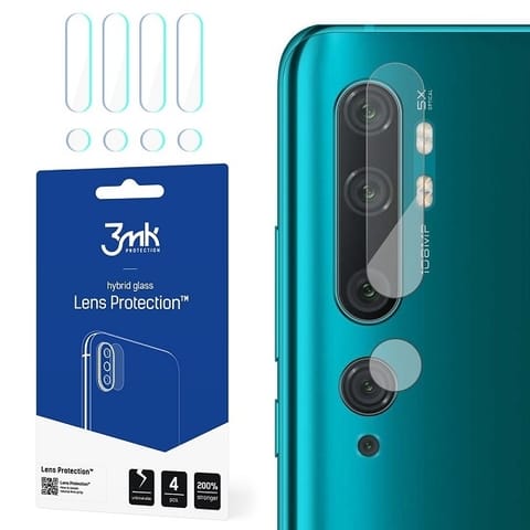 ⁨3MK Lens Protect Xiaomi Mi Note 10Ochrona na obiektyw aparatu 4szt⁩ w sklepie Wasserman.eu