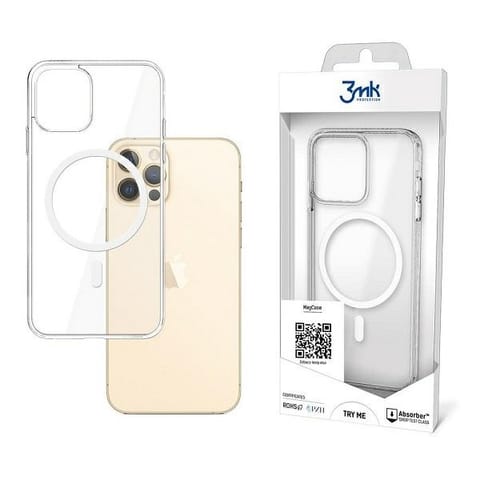 ⁨3MK MagCase iPhone 12 Pro Max przezroczyste kompatybilne z Magsafe⁩ w sklepie Wasserman.eu