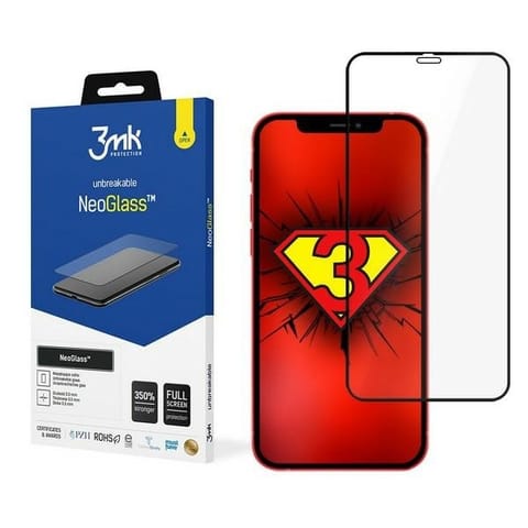 ⁨3MK NeoGlass iPhone 12 Mini 5.4" black /black⁩ at Wasserman.eu