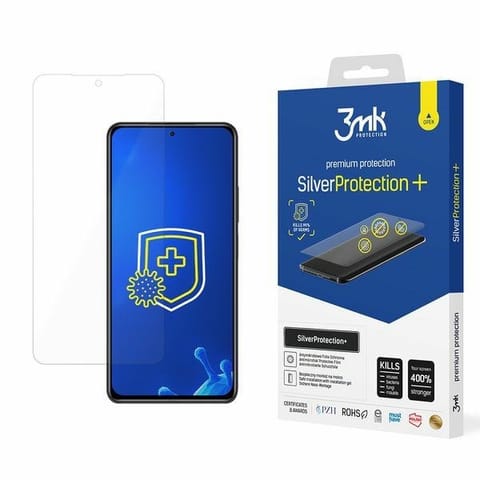 ⁨3MK Silver Protect+ Xiaomi Mi 11i 5G Folia Antymikrobowa montowana na mokro⁩ w sklepie Wasserman.eu