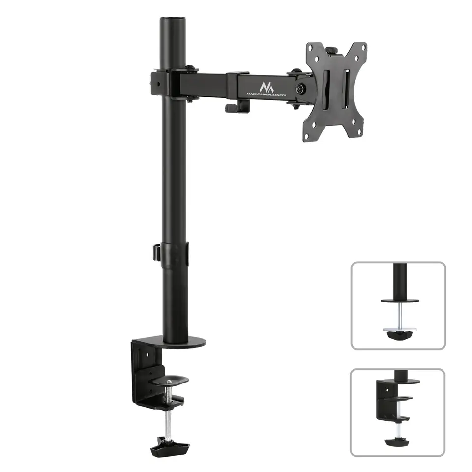 To handle desktop LCD monitor MC-752 13-32 "8kg VESA 75x75 and 100x100 single arm at Wasserman.eu