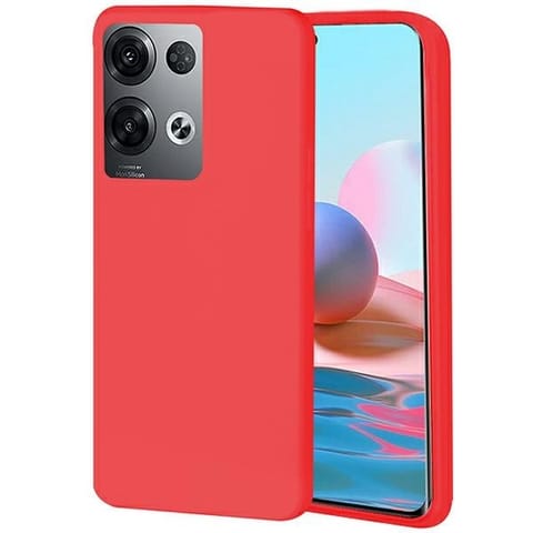⁨Beline Etui Candy Oppo Reno 8 Proczerwony/red⁩ w sklepie Wasserman.eu