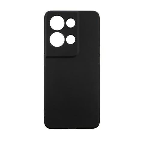 ⁨Beline Etui Silicone Oppo Reno 8 Proczarny/black⁩ w sklepie Wasserman.eu