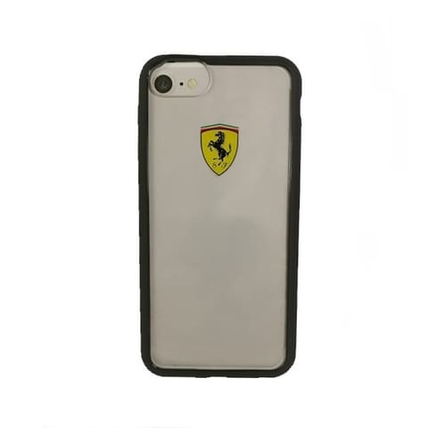 ⁨Ferrari Hardcase FEHCRFP7BK iPhone 7/8 /SE 2020 / SE 2022 transparent/black⁩ w sklepie Wasserman.eu