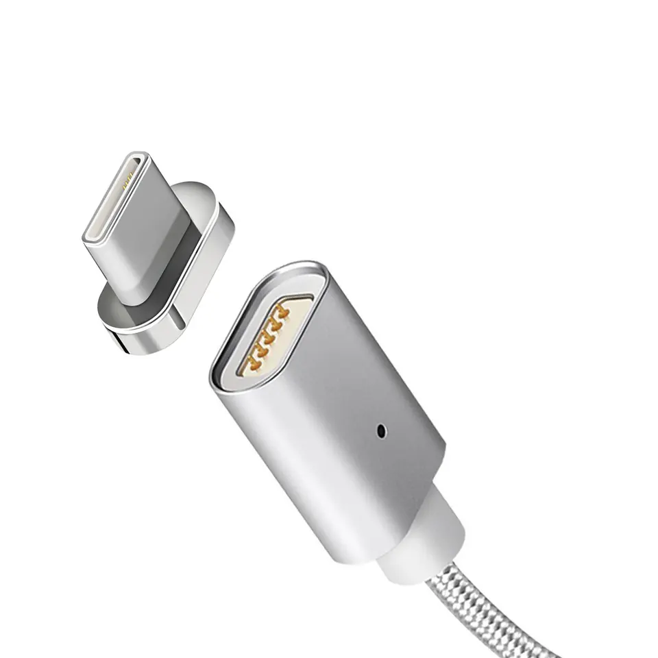 Cable USB Type-C magnetic silver MCE178 at Wasserman.eu