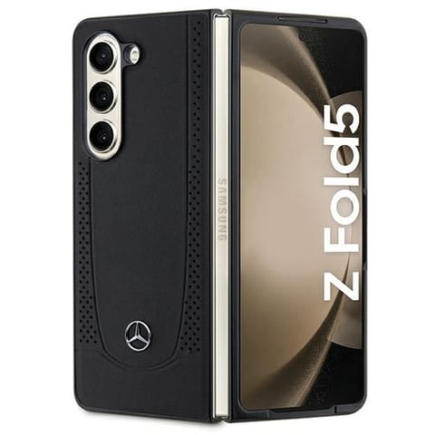 ⁨Mercedes MEHCZFD5ARMBK Z Fold5 F946 czarny/black hardcase Leather Urban⁩ w sklepie Wasserman.eu