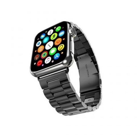 ⁨Mercury pasek Metal Apple Watch 38/40/41mm czarny/black⁩ w sklepie Wasserman.eu