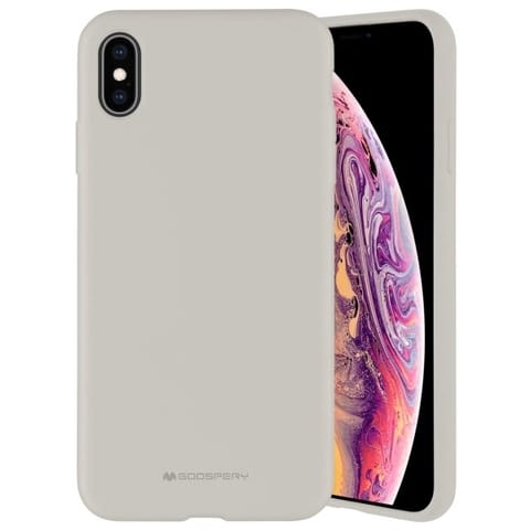 ⁨Mercury Silicone Samsung Note 10+ N975 jasnoszary/stone⁩ w sklepie Wasserman.eu