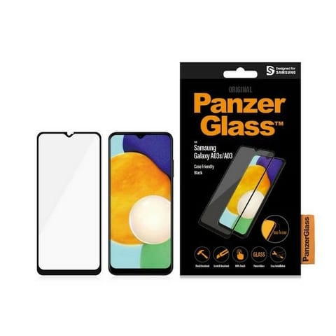 ⁨PanzerGlass E2E Regular Samsung A03Case Friendly czarny/black 7280⁩ w sklepie Wasserman.eu